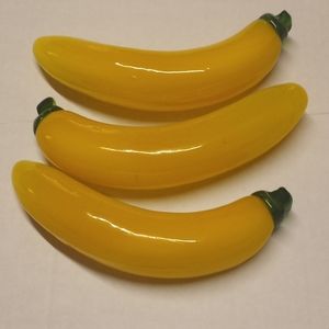VINTAGE MURANO GLASS BANANA FRUIT 3